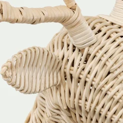 Matelas Enfant|Déco Murale*alinea Déco cerf en rotin H53cm Naturel