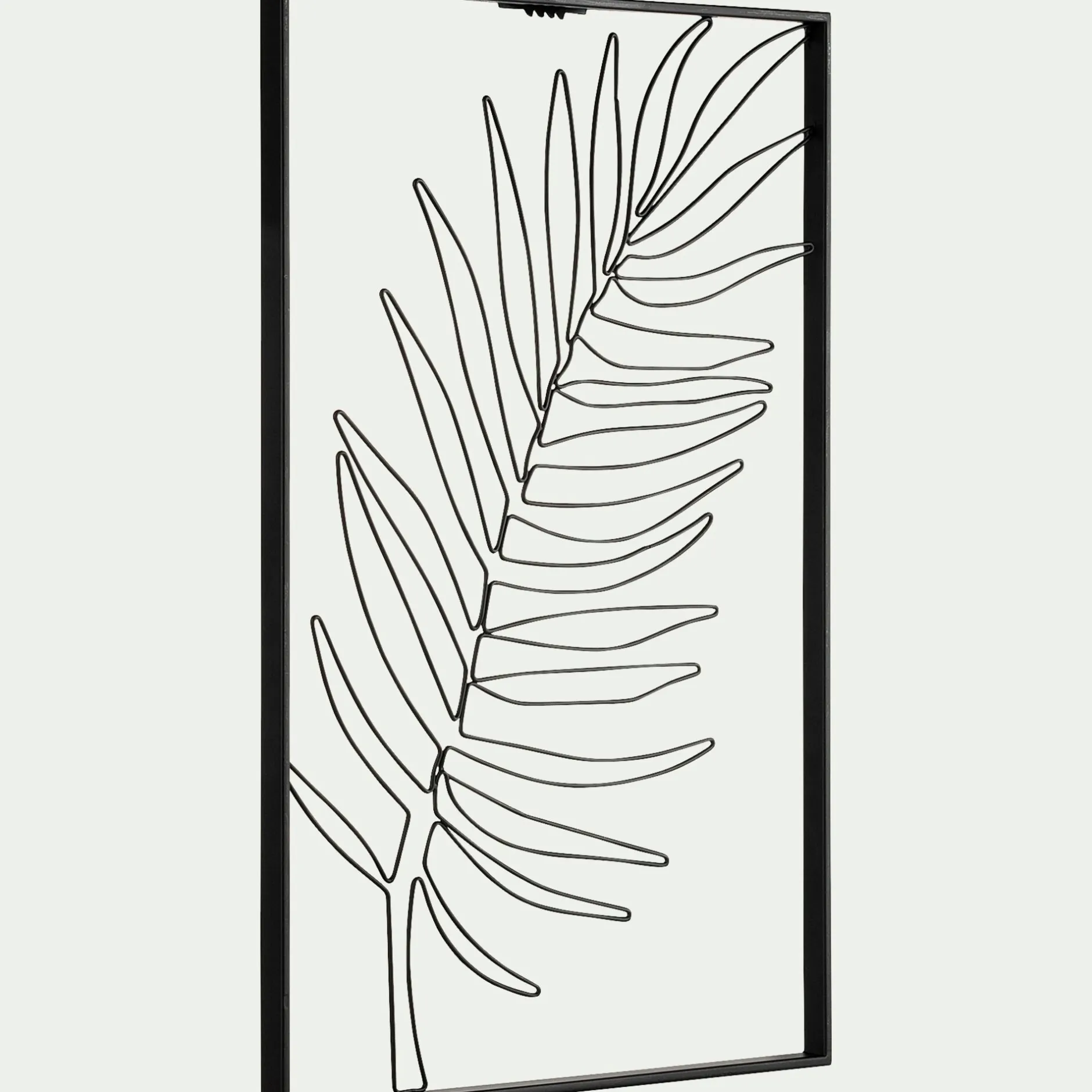 Toile, Tableau Et Affiche*alinea Décoration murale palmier - L50xl34,5cm Noir