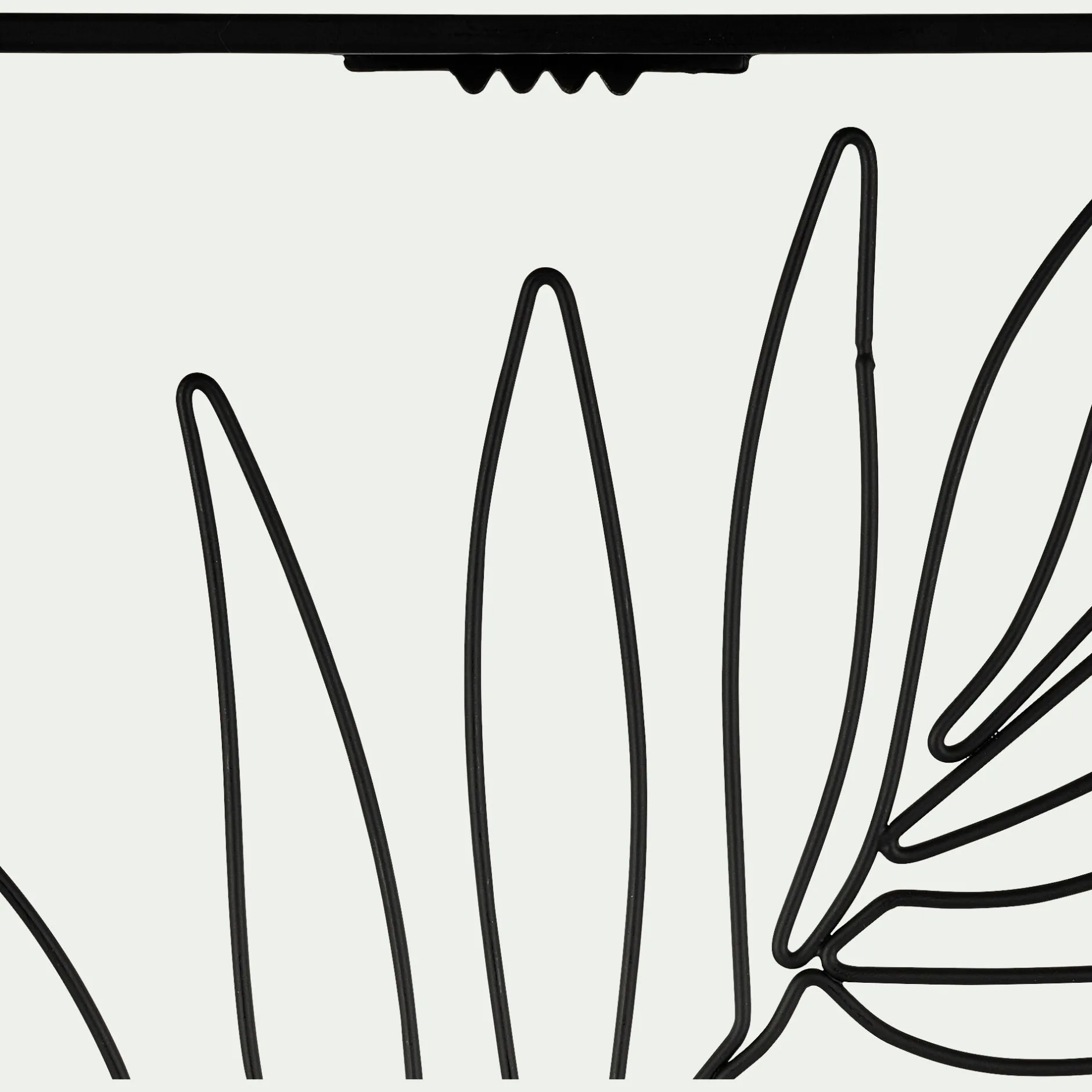 Toile, Tableau Et Affiche*alinea Décoration murale palmier - L50xl34,5cm Noir