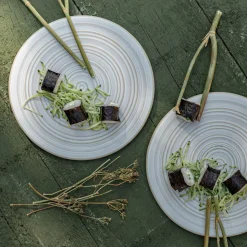 Plateau*alinea Dessous de plat en grès D21cm - Blanc