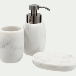 Accessoire De Salle De Bain*alinea Distributeur de savon en polyrésine - Blanc