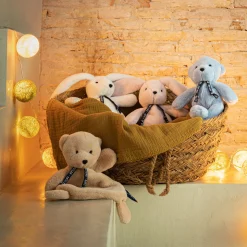 Matelas Enfant|Peluche*alinea Doudou pantin lapin H23cm - Rose