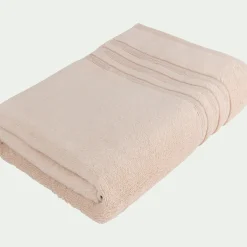 Drap De Bain*alinea Drap de bain bouclette en coton - grège 100x150cm Rose