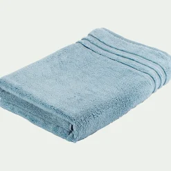 Drap De Bain*alinea Drap de bain bouclette en coton - autan 100x150cm Bleu