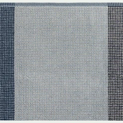 Drap De Bain*alinea Drap de bain bouclette jacquard en coton - 100x150cm Bleu