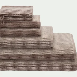 Drap De Bain*alinea Drap de bain bouclette jacquard en coton - alpilles 100x150cm Beige