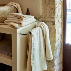 Drap De Bain*alinea Drap de bain en coton - 100x150cm Beige