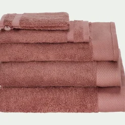 Drap De Bain*alinea Drap de bain en coton peigné - brun rhassoul 100x150cm Marron