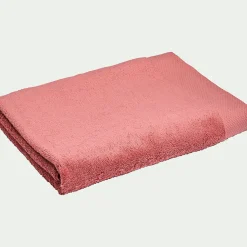 Drap De Bain*alinea Drap de bain en coton peigné - ricin 100x150cm Rouge