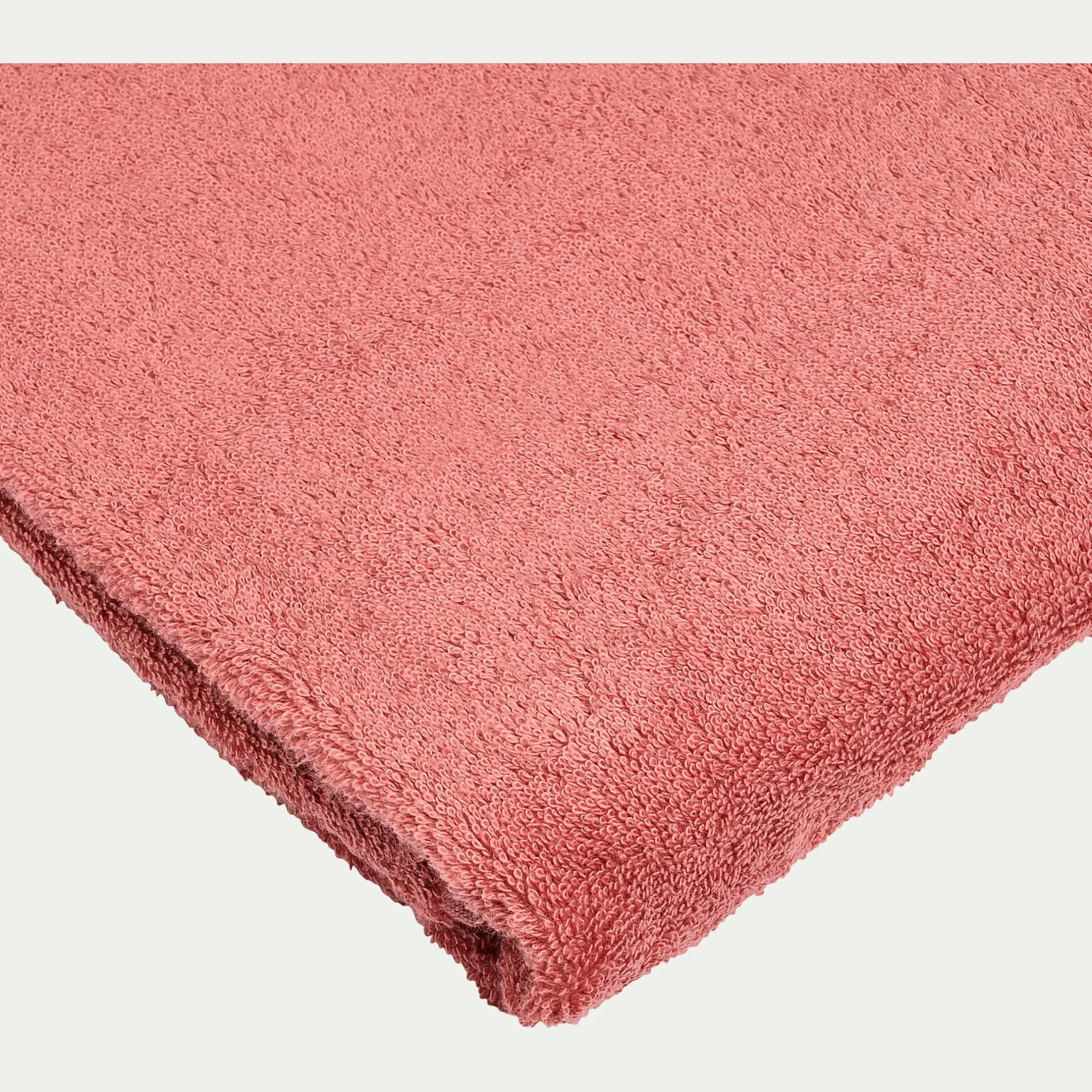 Drap De Bain*alinea Drap de bain en coton peigné - ricin 100x150cm Rouge