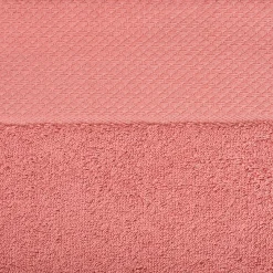 Drap De Bain*alinea Drap de bain en coton peigné - ricin 100x150cm Rouge