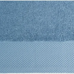 Drap De Bain*alinea Drap de bain en coton peigné - autan 100x150cm Bleu