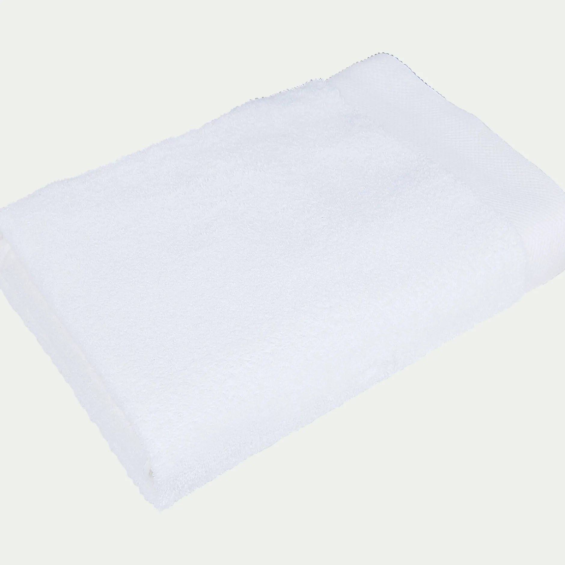 Drap De Bain*alinea Drap de bain en coton peigné - optique 100x150cm Blanc
