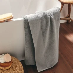 Drap De Bain*alinea Drap de bain en coton peigné - restanque 100x150cm Gris