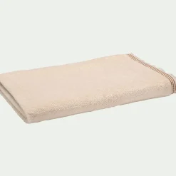 Drap De Bain*alinea Drap de bain frangé en coton 100x150cm - écru Blanc