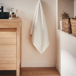 Drap De Douche*alinea Drap de douche en bouclettes de coton bio - ventoux 70x130cm Blanc