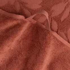 Drap De Douche*alinea Drap de douche en coton motif floral 70x140cm - terracotta Rouge