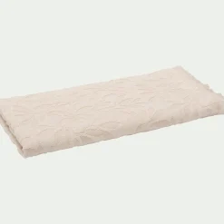 Drap De Douche*alinea Drap de douche en coton motif floral 70x140cm - écru Blanc