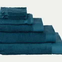 Drap De Douche*alinea Drap de douche en coton peigné - figuerolles 70x140cm Bleu