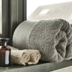 Drap De Douche*alinea Drap de douche en coton peigné - restanque 70x140cm Gris