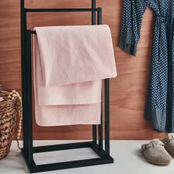 Drap De Douche*alinea Drap de douche en coton peigné - simos 70x140cm Rose