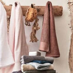 Drap De Douche*alinea Drap de douche en coton peigné - simos 70x140cm Rose