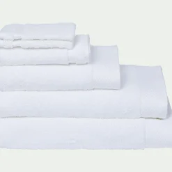 Drap De Douche*alinea Drap de douche en coton peigné - optique 70x140cm Blanc