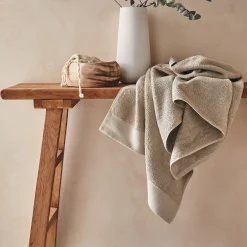 Drap De Douche*alinea Drap de douche en coton peigné - alpilles 70x140cm Beige