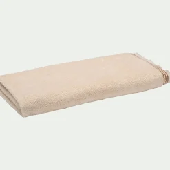 Drap De Douche*alinea Drap de douche frangé en coton 70x140cm - écru Blanc