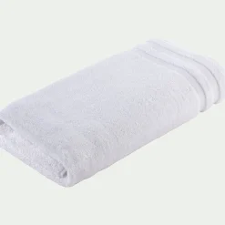 Drap De Douche*alinea Drap de douche qualité hôtelière en coton - 70x140cm Blanc