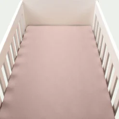 Bureau Enfant|Linge Pour Bébé*alinea Drap housse bébé en coton bio 70x140+B15cm - rosa Rose