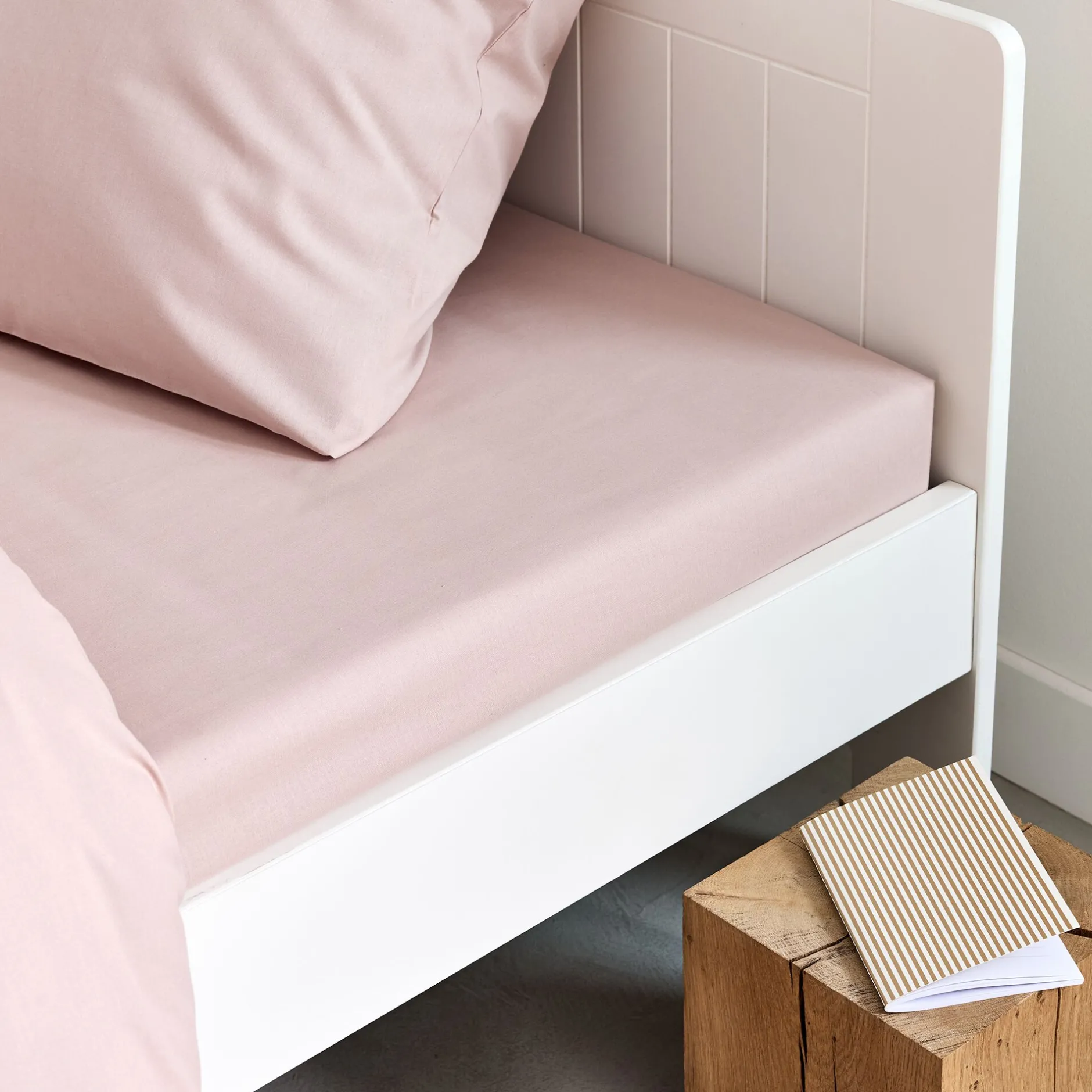 Drap Housse*alinea Drap housse en coton 160x200cm B25cm - rosa Rose