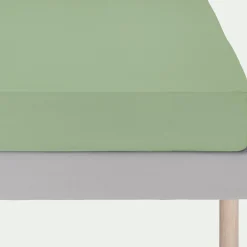 Drap Housse*alinea Drap housse en coton 140x200cm B30cm - pistache Vert