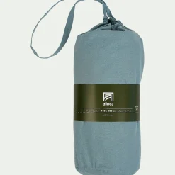 Drap Housse*alinea Drap housse en coton 140x200cm B25cm - calaluna Bleu