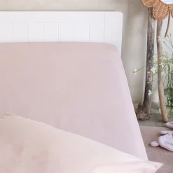 Linge De Lit Enfant|Linge De Lit Enfant*alinea Drap housse enfant en coton 90x200+B20cm - rosa Rose