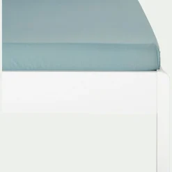 Linge De Lit Enfant|Linge De Lit Enfant*alinea Drap housse enfant en coton 90x200+B20cm - calaluna Bleu