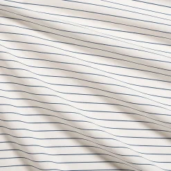 Drap Housse*alinea Drap housse rayé en coton 90x200cm B30cm - abysse Bleu