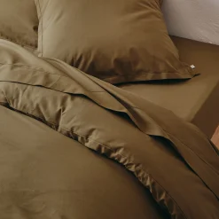 Drap Plat*alinea Drap plat en coton bio 270x300cm - mousse Vert