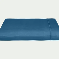 Drap Plat*alinea Drap plat en coton 180x300cm - figuerolles Bleu