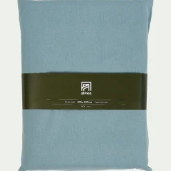 Drap Plat*alinea Drap plat en coton 270x300cm - calaluna Bleu