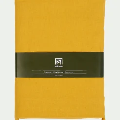 Drap Plat*alinea Drap plat en coton 270x300cm - genet Jaune