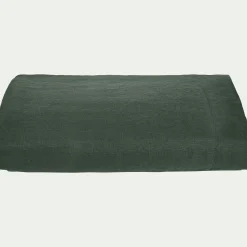 Drap Plat*alinea Drap plat en lin lavé 270x300cm - cèdre Vert
