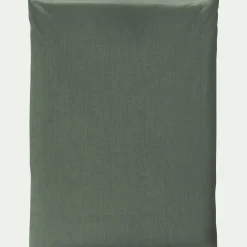 Drap Plat*alinea Drap plat en percale de coton 270x300 - cèdre Vert