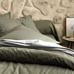 Drap Plat*alinea Drap plat en percale de coton 270x300- Blanc