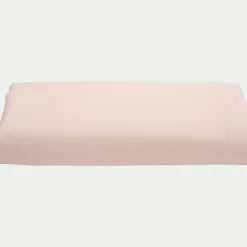 Drap Plat*alinea Drap plat en satin lavé 270x300cm - pétale Rose
