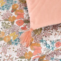 Bureau Enfant|Plaid Enfant*alinea Édredon en coton motif Grenat 65x120cm - Rouge