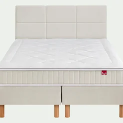 Epeda|Ensemble Matelas & Sommier*alinea Ensemble matelas ressorts+sommier ferme Epeda H68cm 2x90x200cm - Beige