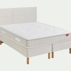 Epeda|Ensemble Matelas & Sommier*alinea Ensemble matelas ressorts+sommier ferme Epeda H68cm 2x90x200cm - Beige
