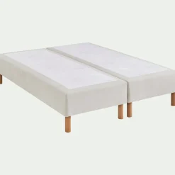 Epeda|Ensemble Matelas & Sommier*alinea Ensemble matelas ressorts+sommier ferme Epeda H68cm 2x90x200cm - Beige