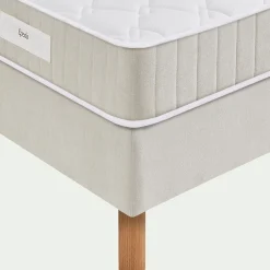 Epeda|Ensemble Matelas & Sommier*alinea Ensemble matelas ressorts+sommier ferme Epeda H68cm 2x90x200cm - Beige